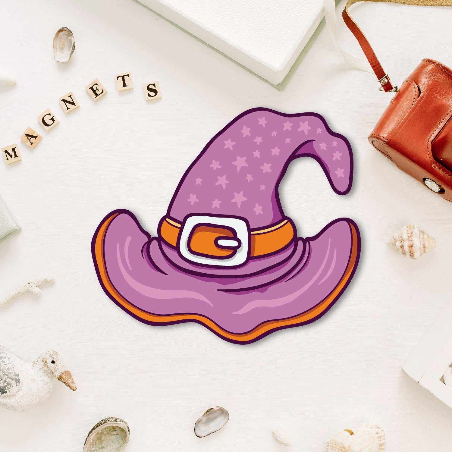 Witch Cap fridge magnet quirky decor