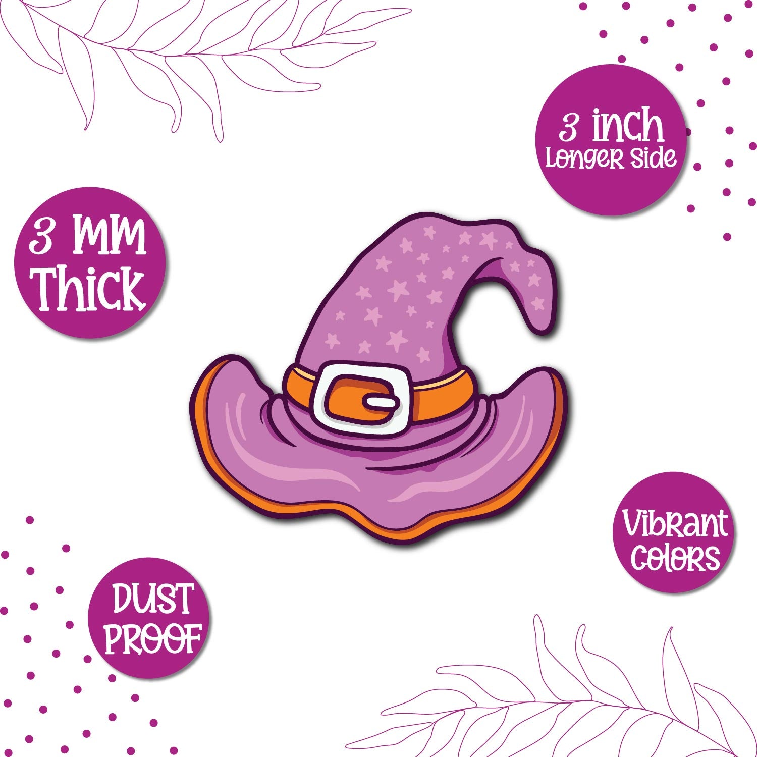 Witch Cap fridge magnet kitchen decor