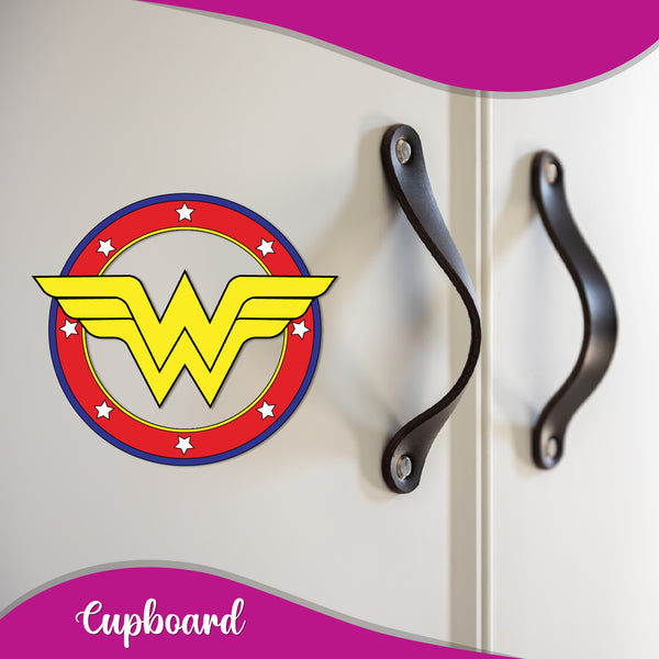 Wonder Woman Wooden Fridge Magnet