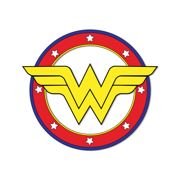 Wonder Woman Wooden Fridge Magnet