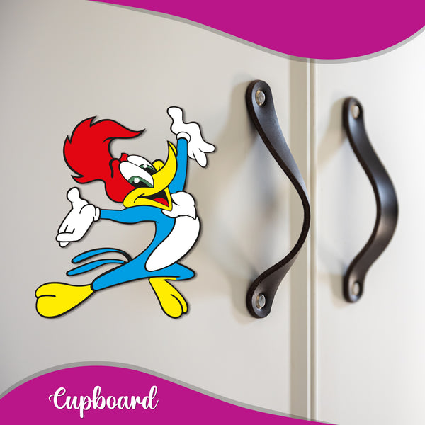 Wood Woodpecker Wooden Fridge Magnet