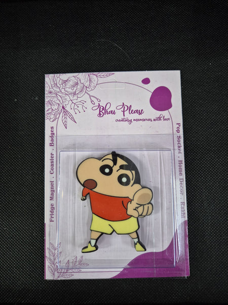 Shinchan Wooden Fridge Magnet