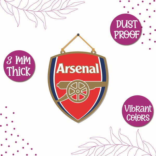 Arsenal Wooden Wall Hanging