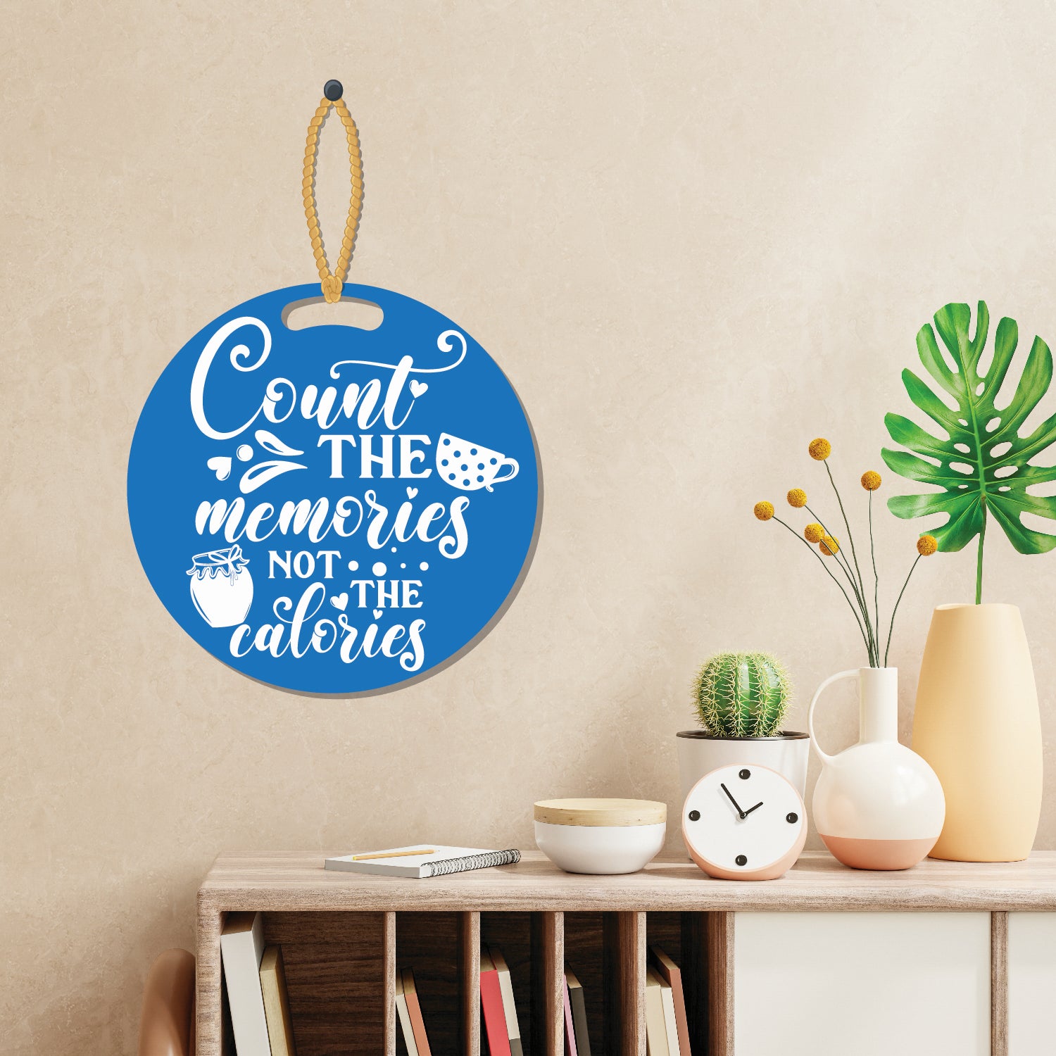 Count the memories Wooden Wall Hanging - Decor