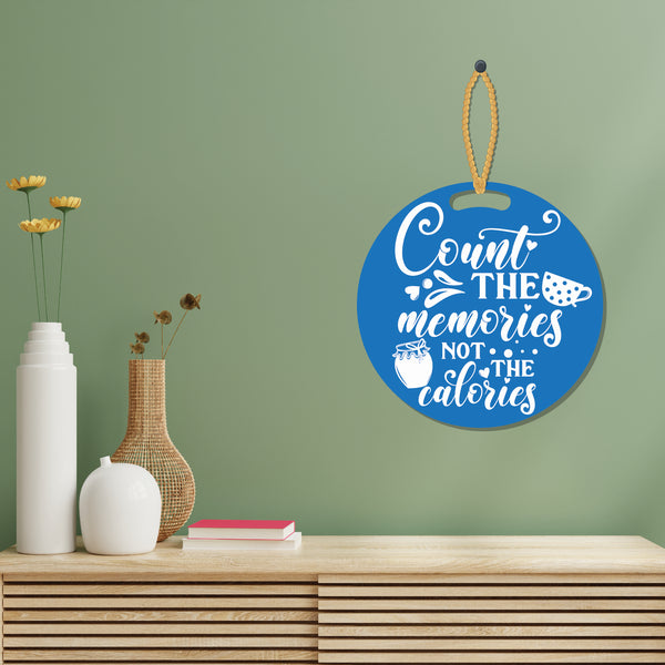 Count the memories Wooden Wall Hanging - Decor