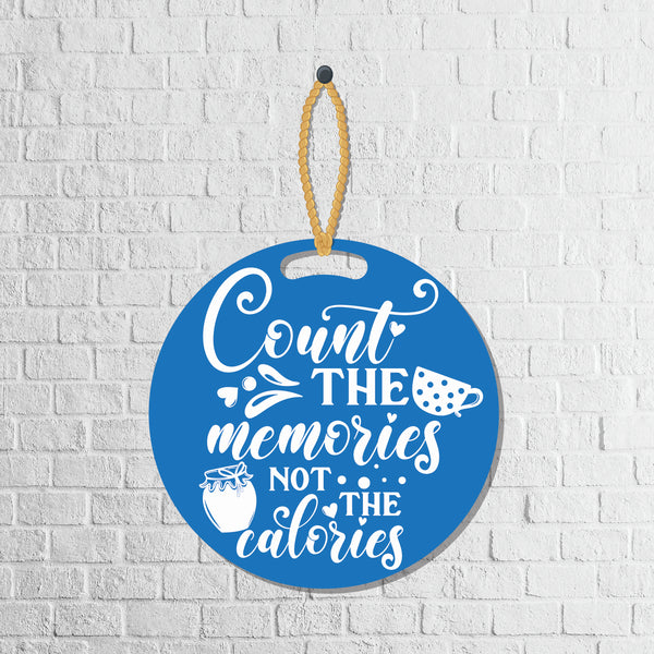 Count the memories Wooden Wall Hanging - Decor