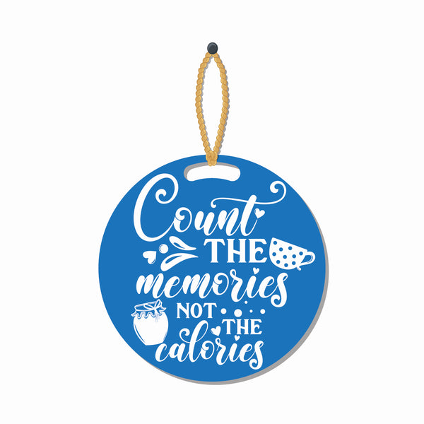 Count the memories Wooden Wall Hanging - Decor