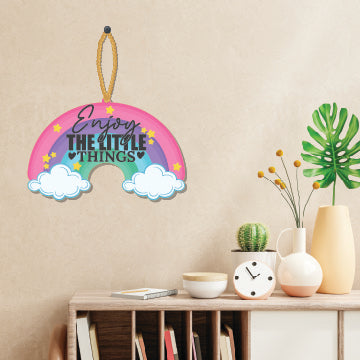 Enjoy Little Things Wooden Wall Hanging