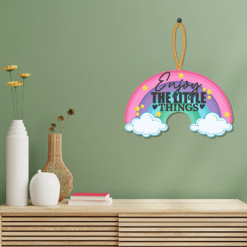 Enjoy Little Things Wooden Wall Hanging
