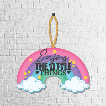 Enjoy Little Things Wooden Wall Hanging