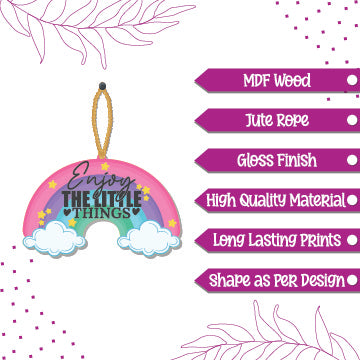 Enjoy Little Things Wooden Wall Hanging