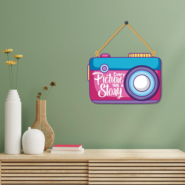 Every picture tells a story Wooden Wall Hanging