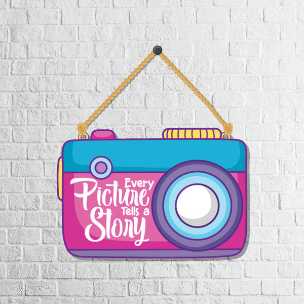 Every picture tells a story Wooden Wall Hanging