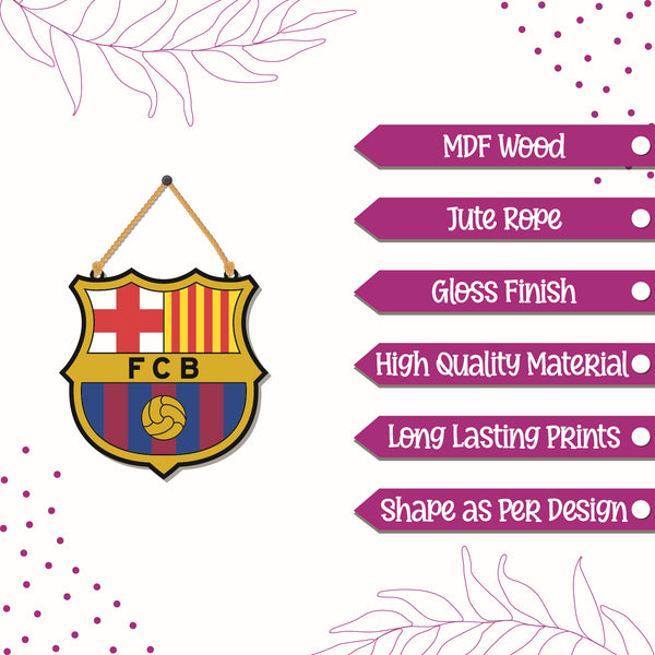 FC Barcelona Wooden Wall Hanging - Decor
