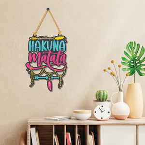 Hakuna Matata Wooden Wall Hanging - Decor