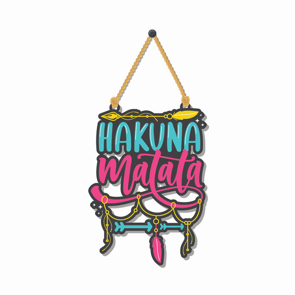 Hakuna Matata Wooden Wall Hanging - Decor