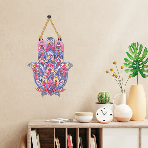 Hamsa Wooden Wall Hanging