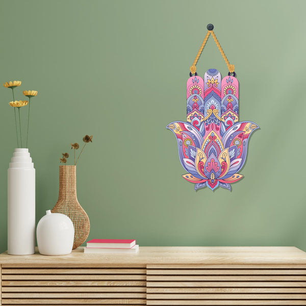 Hamsa Wooden Wall Hanging