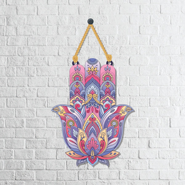 Hamsa Wooden Wall Hanging