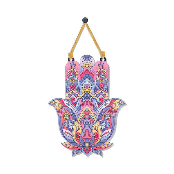 Hamsa Wooden Wall Hanging