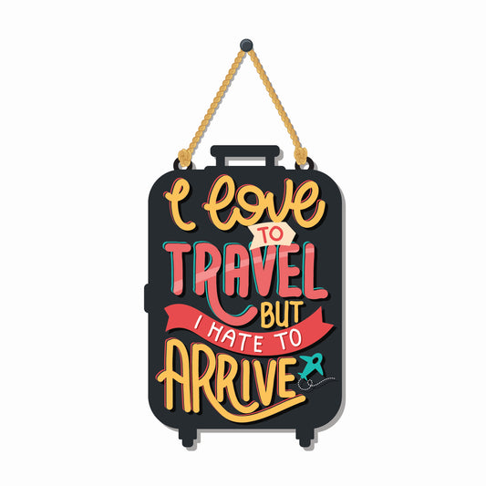 I love to travel Wall Hanging