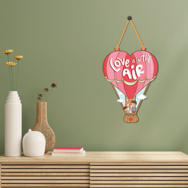 Love is in the Wooden Wall Hanging - Decor