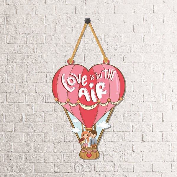 Love is in the Wooden Wall Hanging - Decor