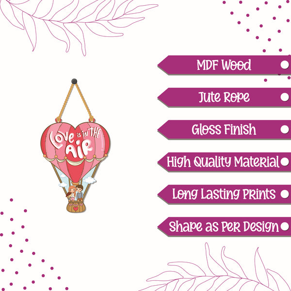 Love is in the Wooden Wall Hanging