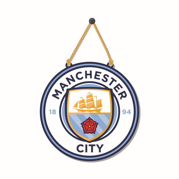 Manchester city Wooden Wall Hanging - Decor