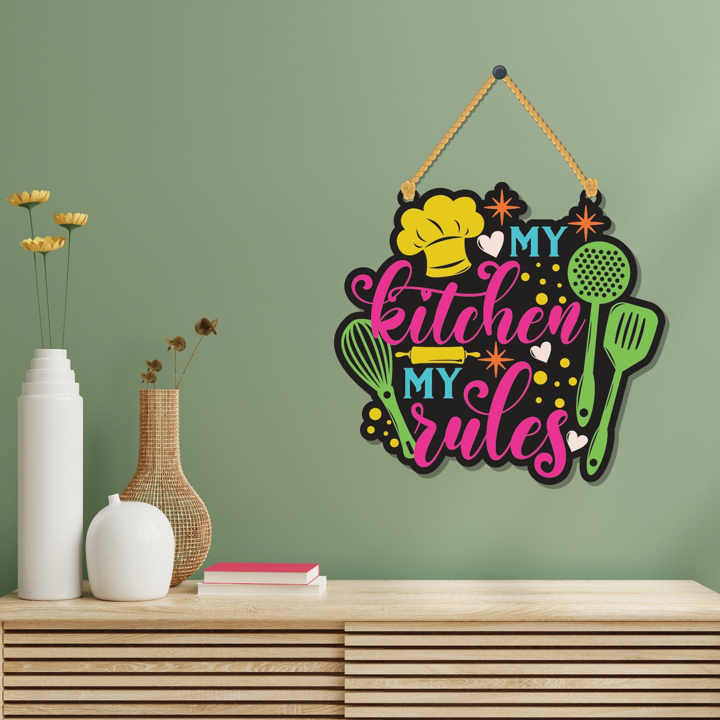 My kitchen my rules Wall Hanging