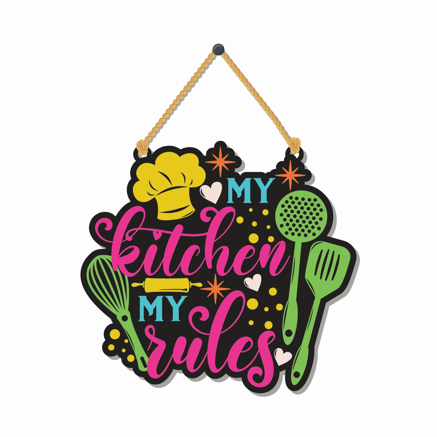 My kitchen my rules Wall Hanging