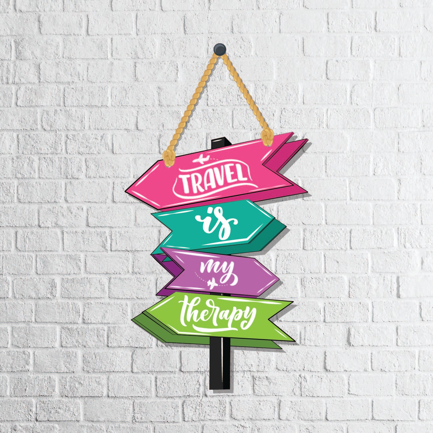 Travel is my therapy Wall Hanging