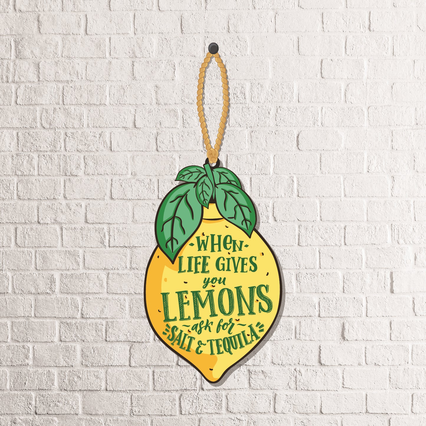 When life gives Wall Hanging