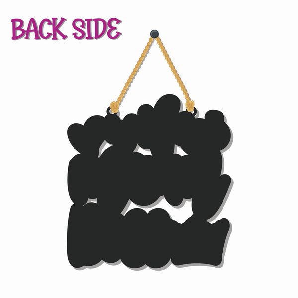 Wife Mom Boss Wooden Wall Hanging - Decor
