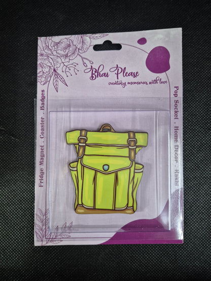Bag fridge magnet quirky collectible