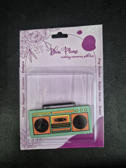 Boom Box fridge magnet quirky collectible