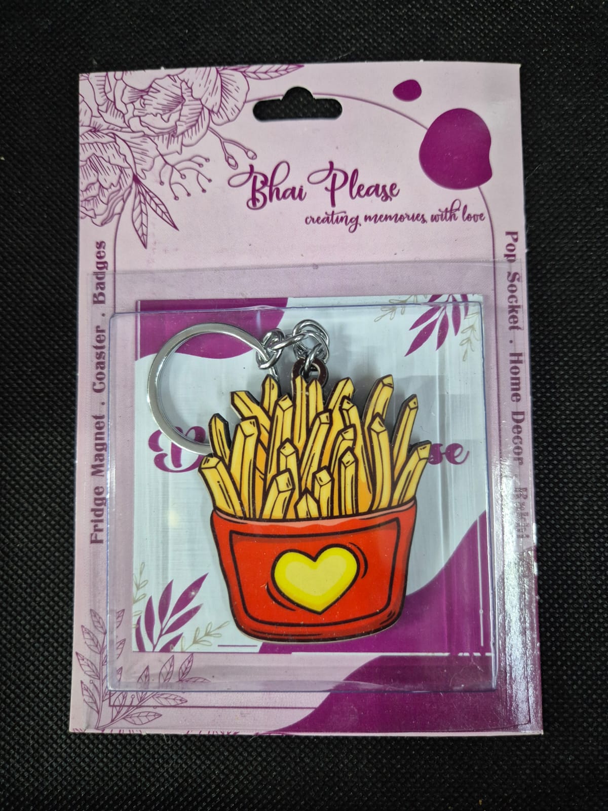  Durable wooden novelty keyring