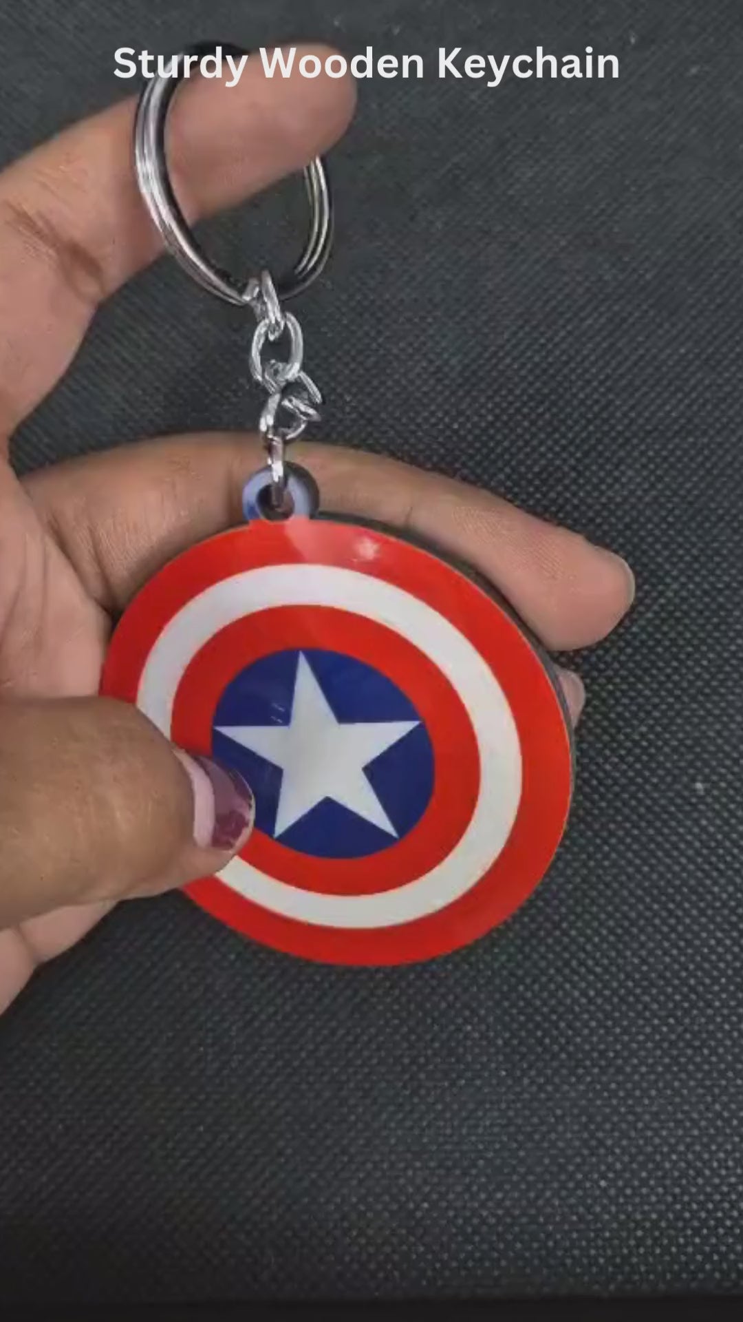  Captain America keyring accessory