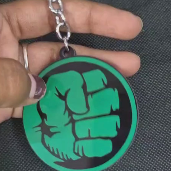  Durable wooden hero keychain