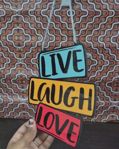 Live Laugh Love Wall Hanging