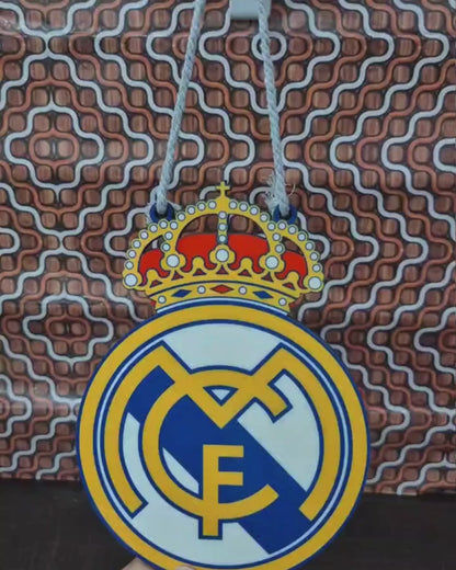 Real Madrid Wooden Wall Hanging