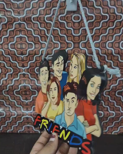Friends Tv Series Wooden Wall Hanging