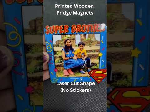 Super Brother custom photo fridge magnet - product video