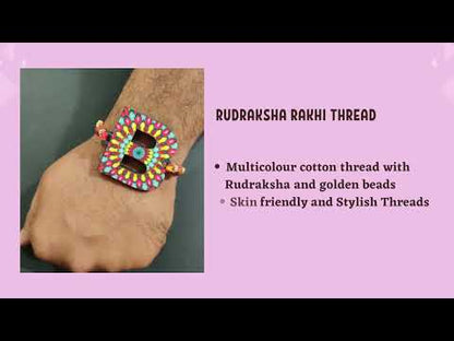 Alphabet B Wooden Rakhi