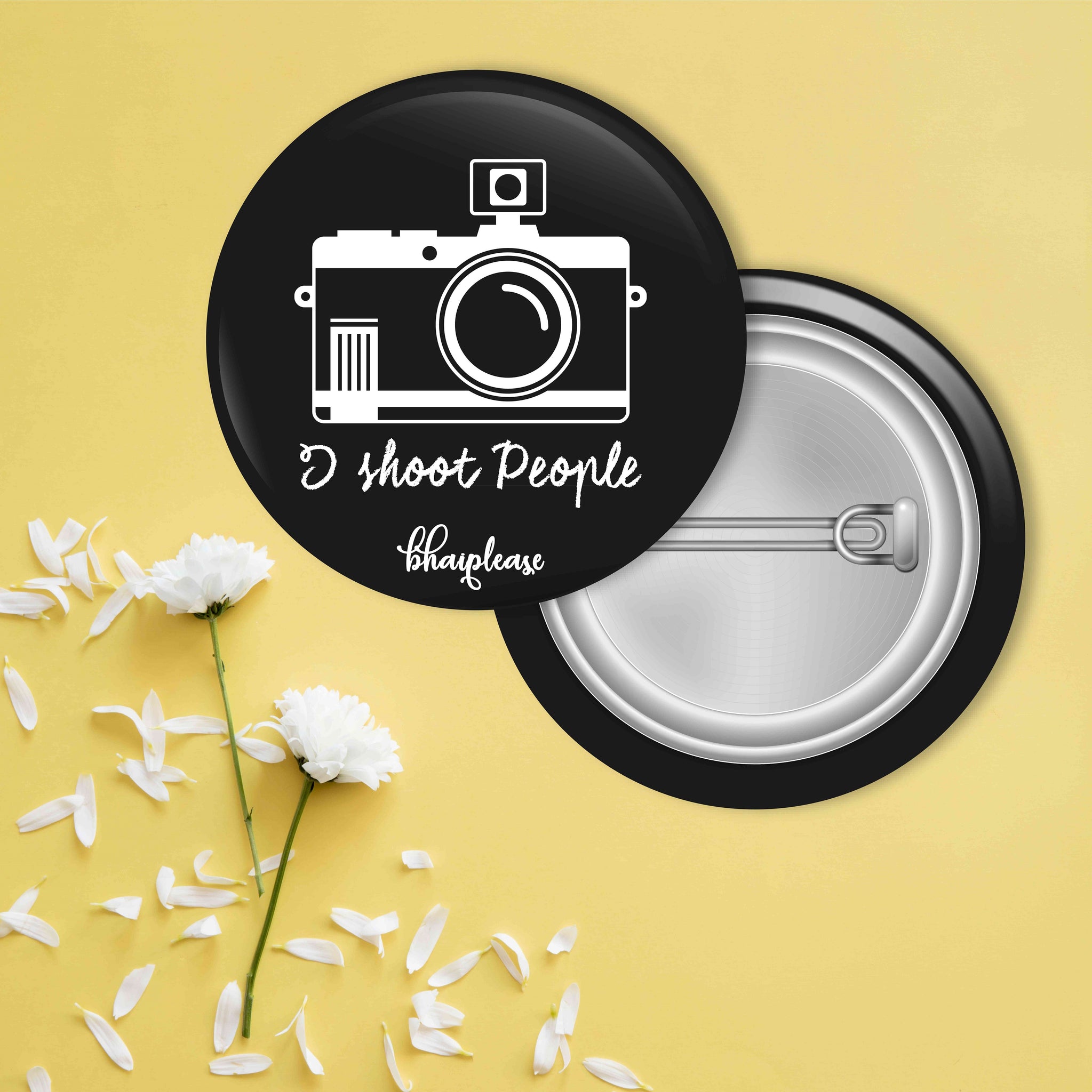 I Shoot People Pin Badge