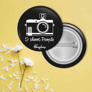 I Shoot People Pin Badge