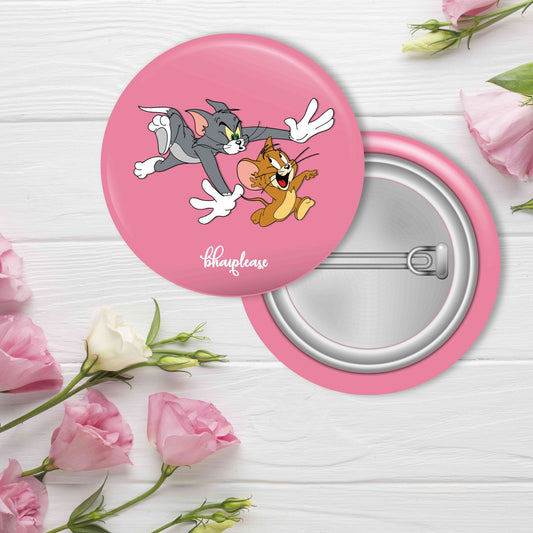 Tom & Jerry Pin Badge