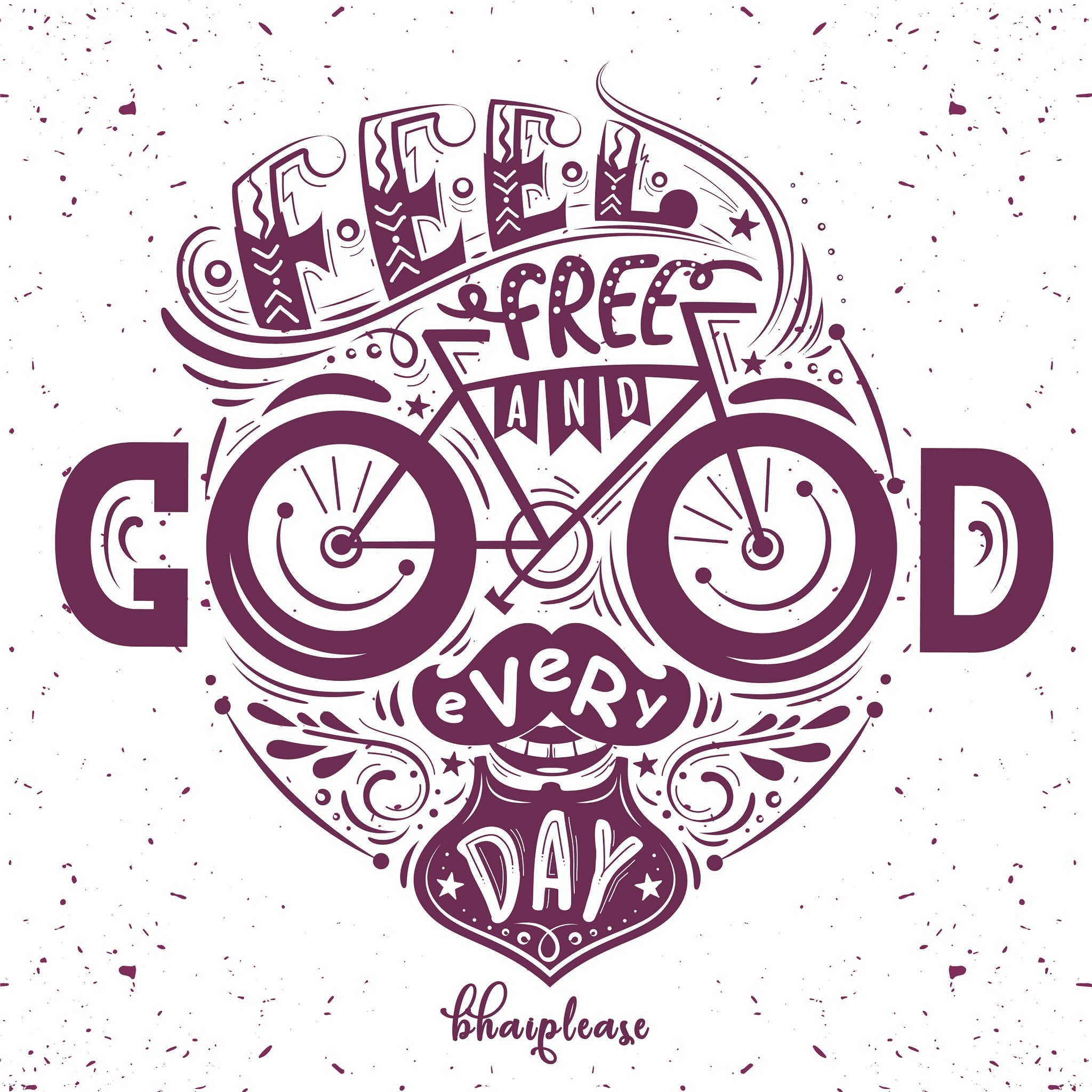 Feel free and Good Everyday Wooden Coaster