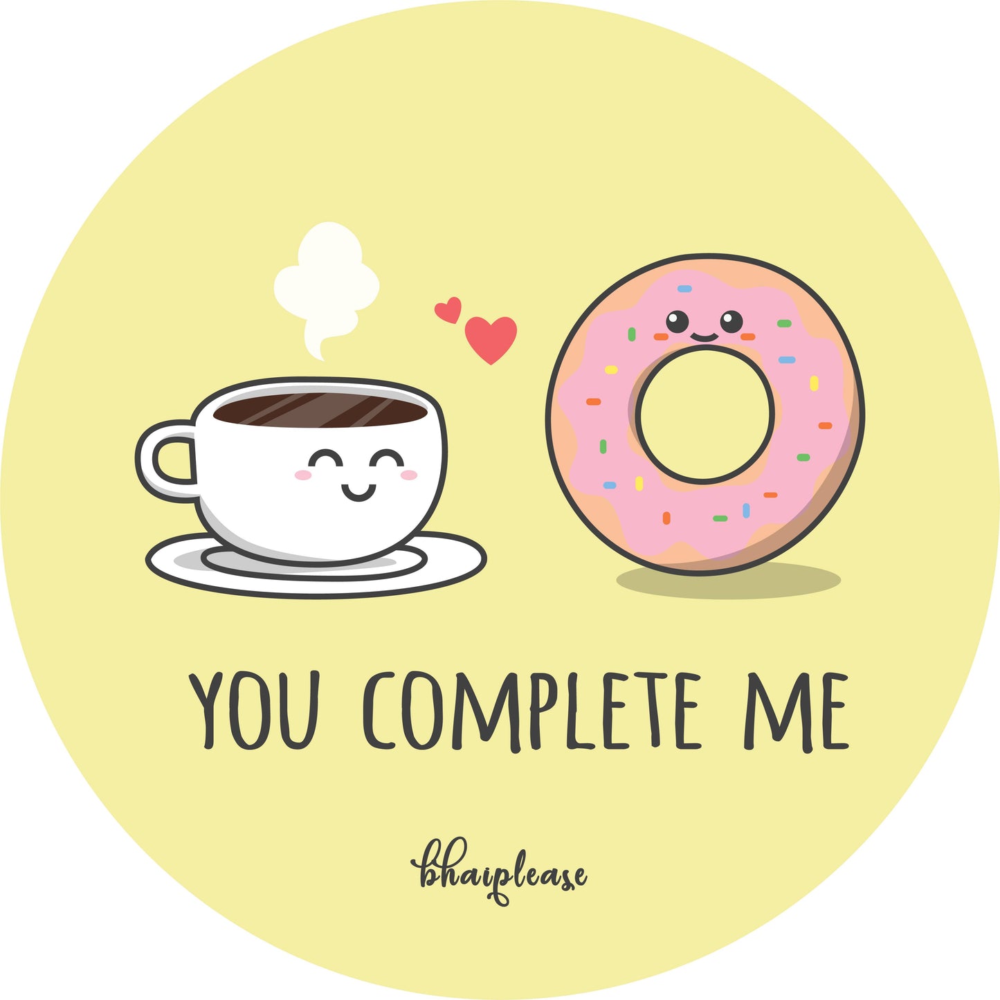 You complete me Wooden Coaster