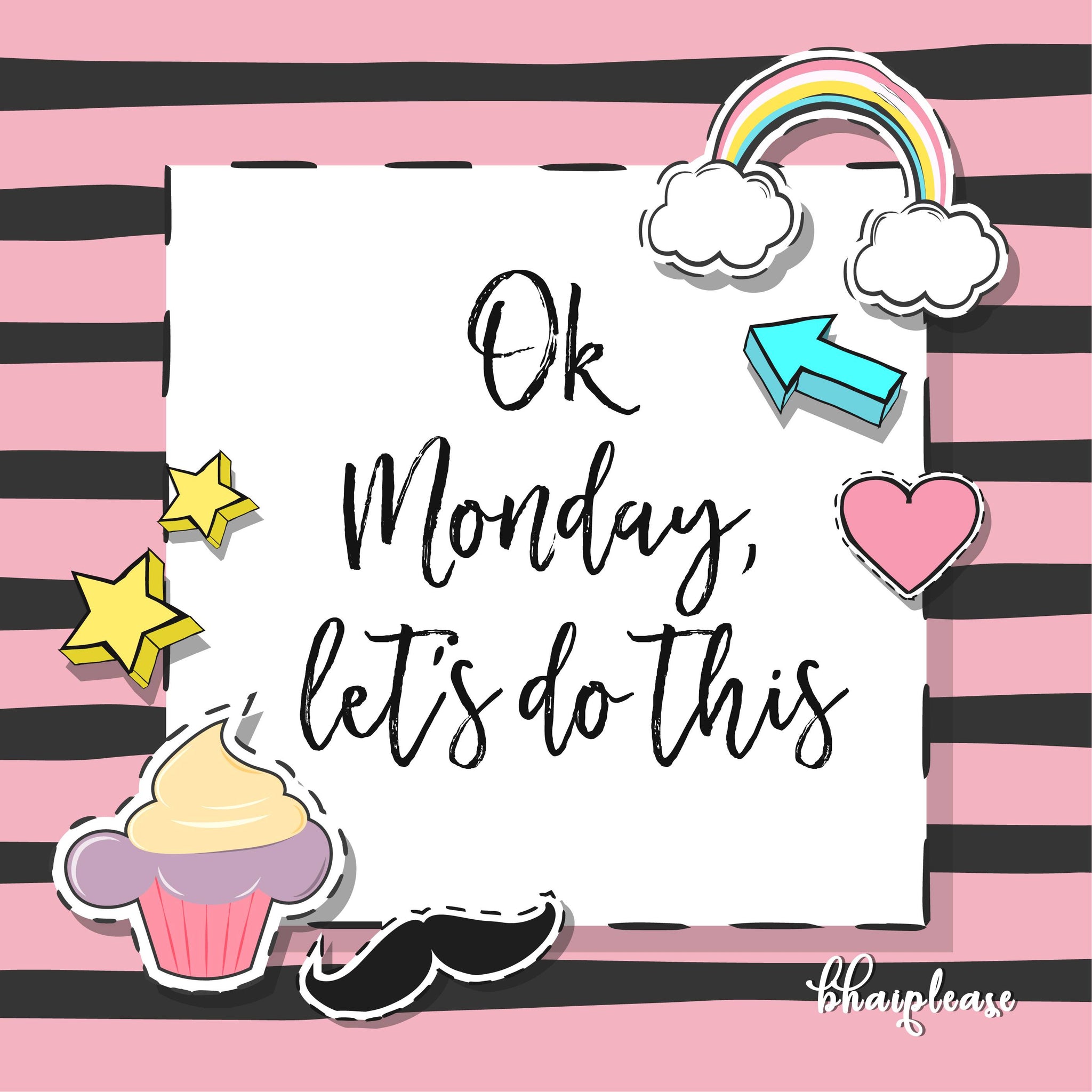 Ok Monday Wooden Coaster